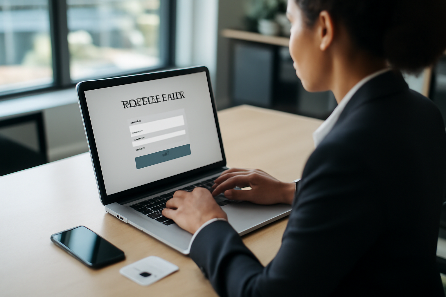 Connexion hr4you sur écran d’ordinateur avec page de portail collaborateurs Auchan