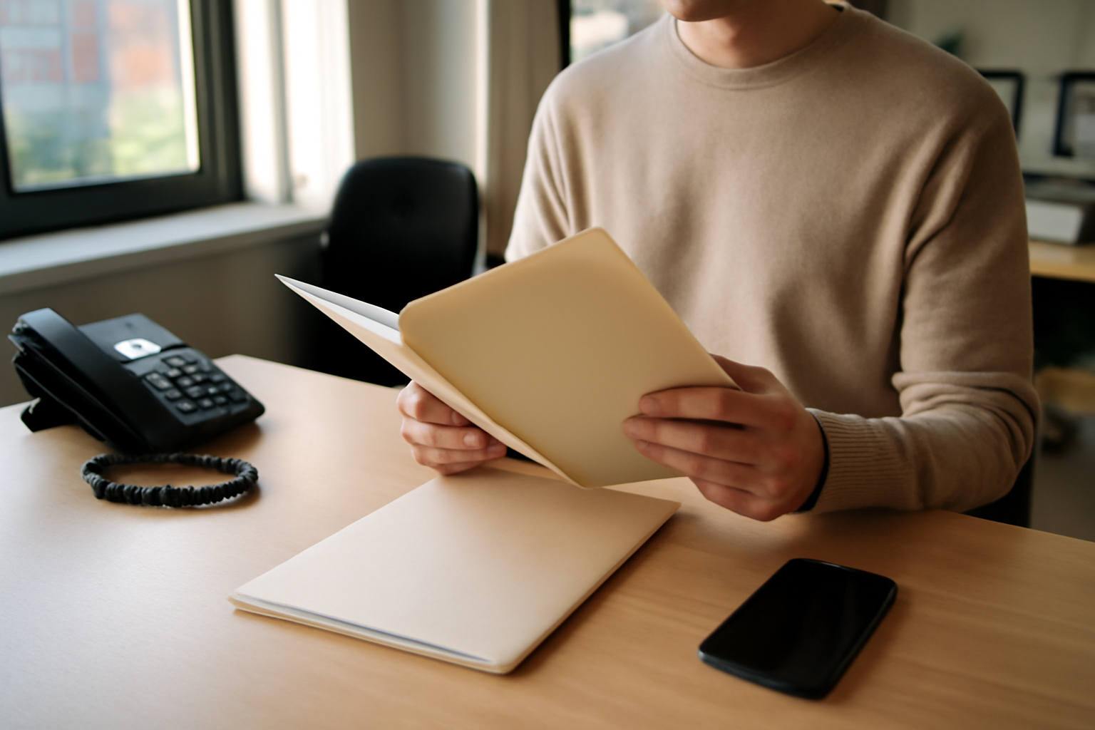 msc assurance pantin : accueil professionnel à Pantin 93500, documents et téléphone sur un bureau