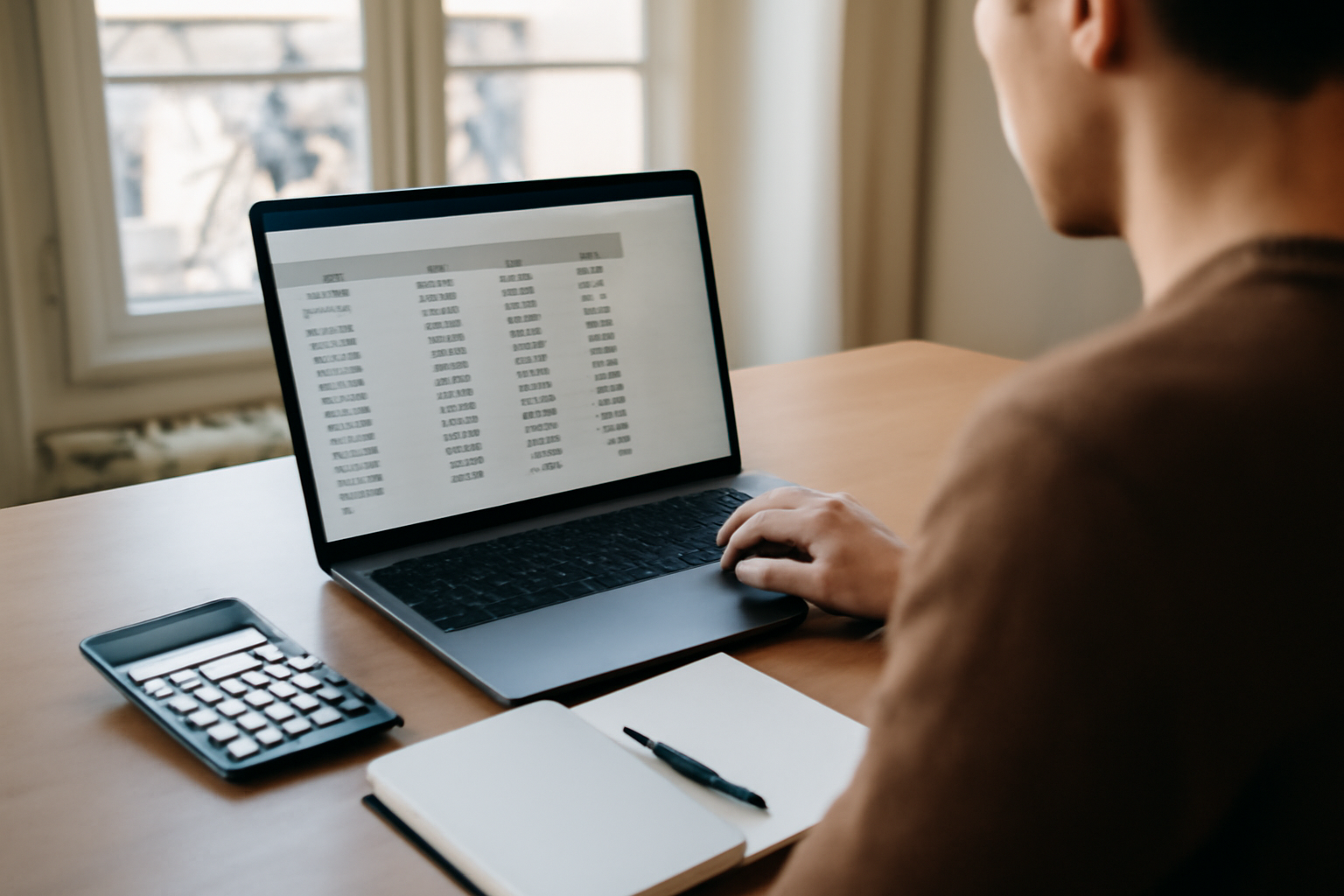 Simulation interet composé sur un tableur, avec calcul du capital final